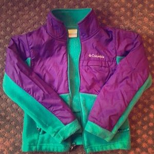 Girls Columbia Jacket! Purple and turquoise!